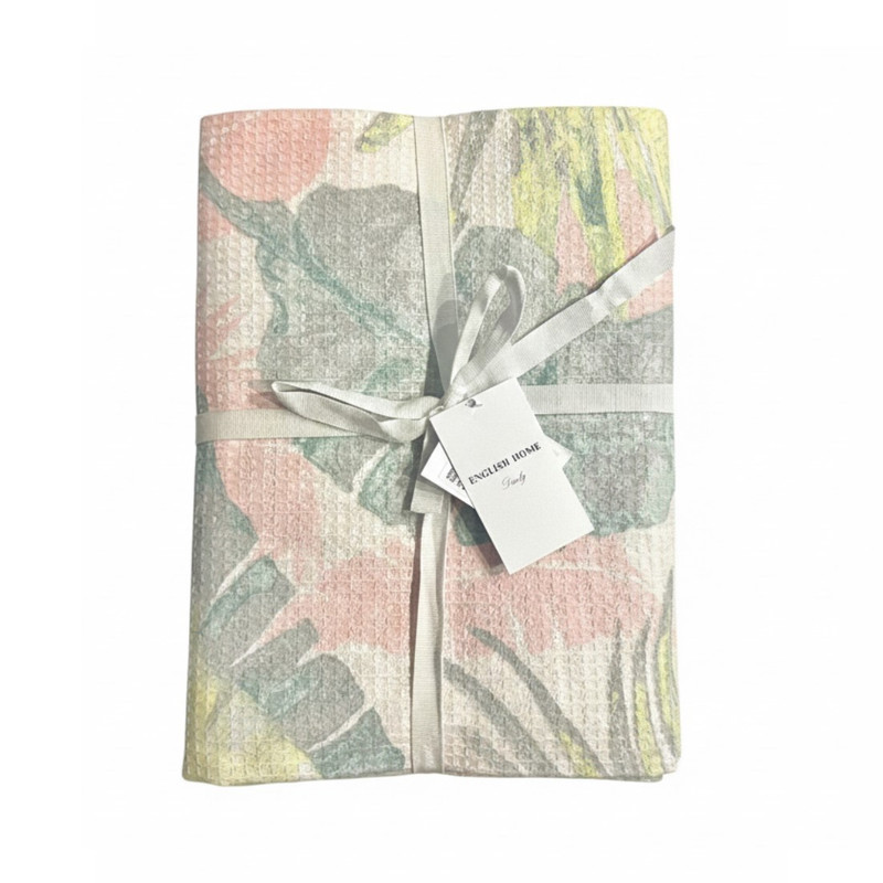 روتختی دو نفره انگلیش هوم مدل Palm trees سایز 220x200 سانتی‌متر