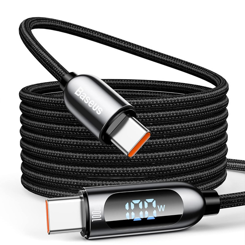 کابل تبدیل USB-C بیسوس مدل Display Fast Charging-100W طول 1 متر