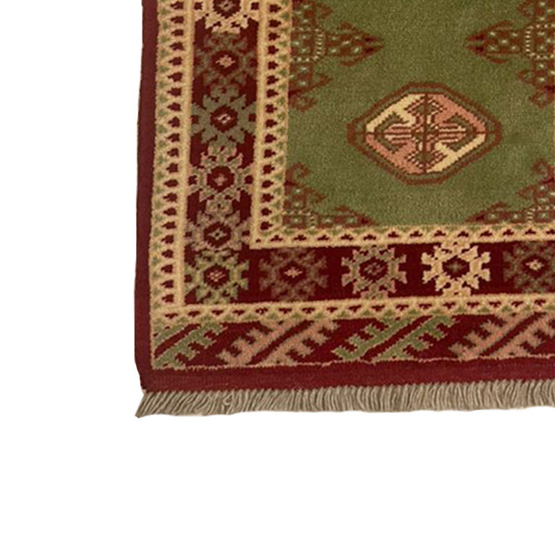 فرش دستباف نیم متری مدل ترکمن کد Nkpstp1