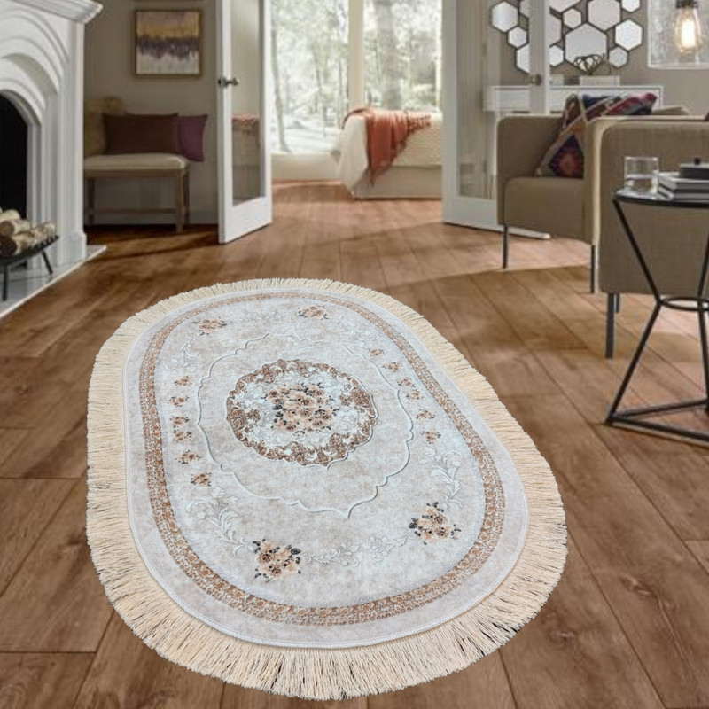 پادری طرح بیضی مدل A72 سایز 50×80 سانتی متر