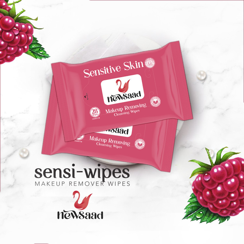 دستمال مرطوب نیوساد مدل Sensitive-W2 دو بسته 28 عددی