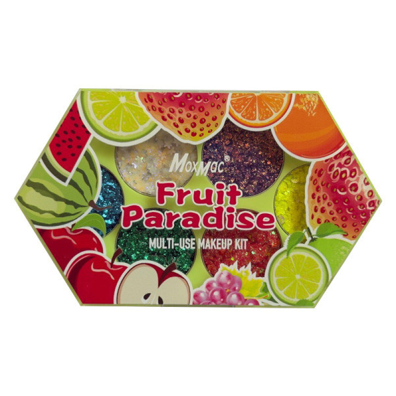 پالت سایه چشم گلیتری مکس مک مدل Fruit Summer