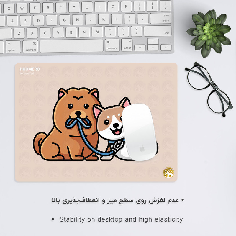 ماوس پد هومرو مدل A3309 طرح فانتزی سگ