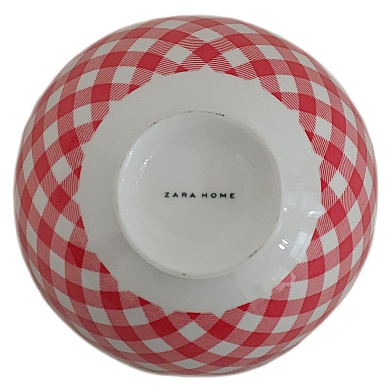 کاسه مدل  سالاد خوری طرح چهار خانه