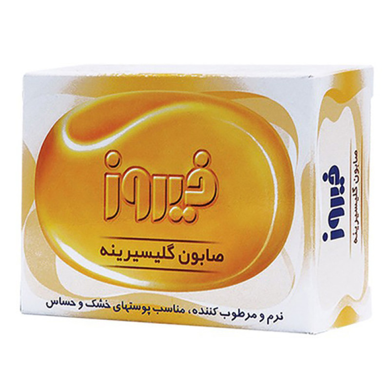 صابون بچه گلیسیرینه فیروز -100 گرم بسته 2 عددی