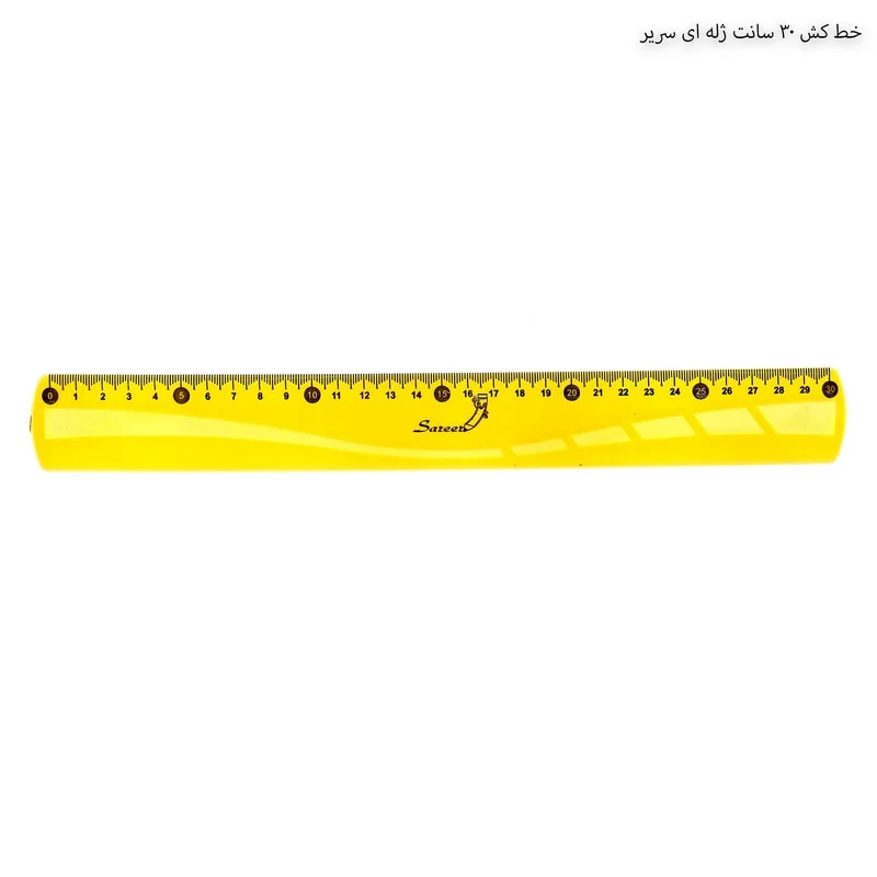 خط کش 30 سانتی متر صریر مدل ژله ای کد 007 بسته 2 عددی