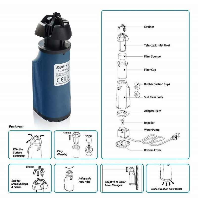 اسکیمر سوبو مدل SK-03