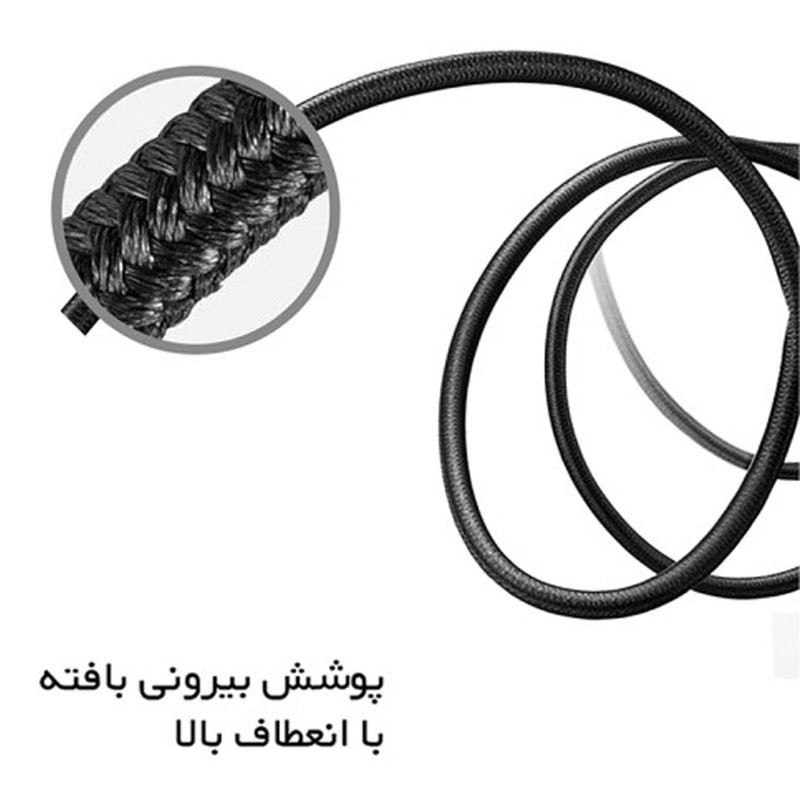 کابل تبدیل لایتنینگ به AUX بیاند مدل BLA-561 طول 1 متر