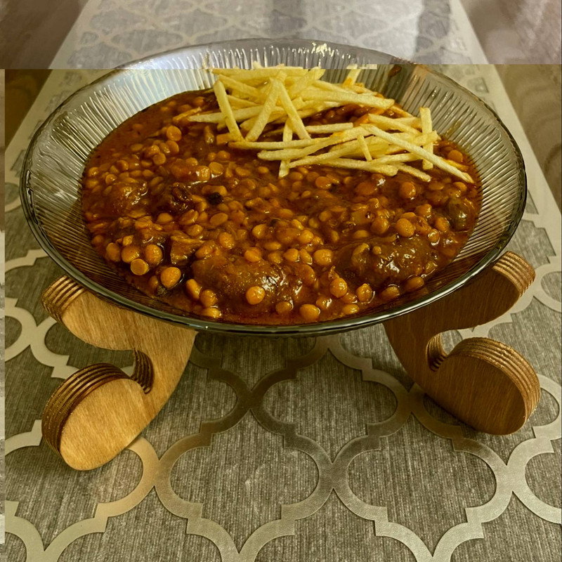 بشقاب خورش خوری مدل سولو شامپاینی
