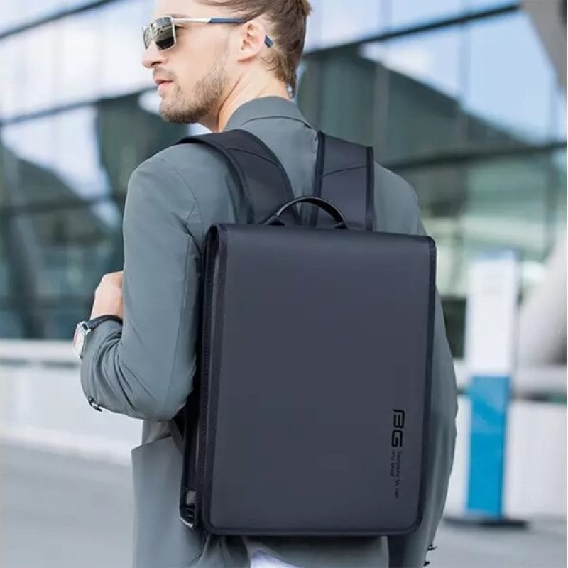 کوله پشتی لپ تاپ بنج مدل Bange BG-7252 Men Square Waterproof  مناسب برای لپ تاپ 13.1 تا 14 اینچی