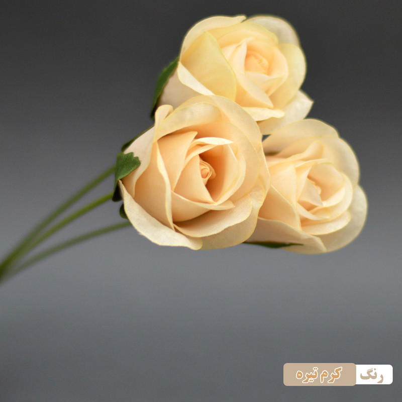 گل مصنوعی مدل سرگل رز بسته ده عددی