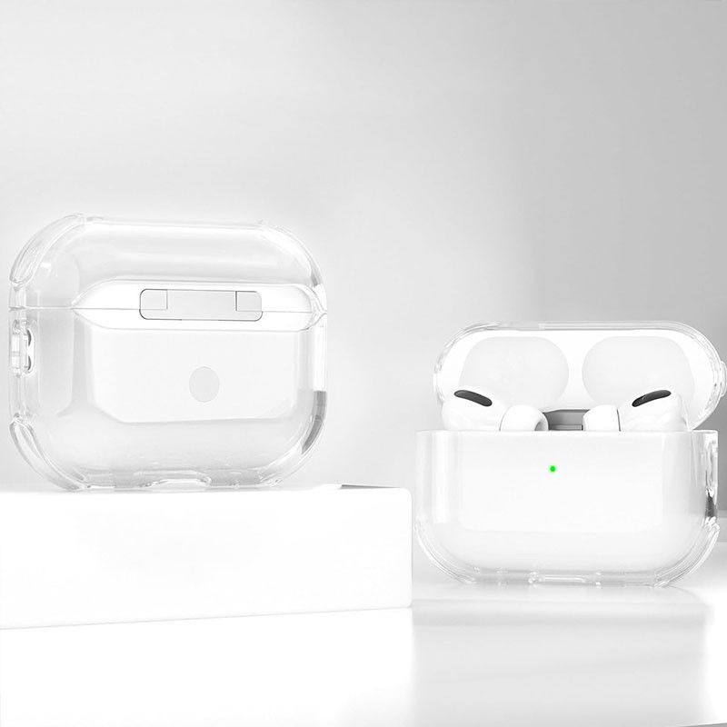 کاور مسیر مدل Clear Air Bag مناسب برای کیس اپل Airpods Pro 3 به همراه آویز