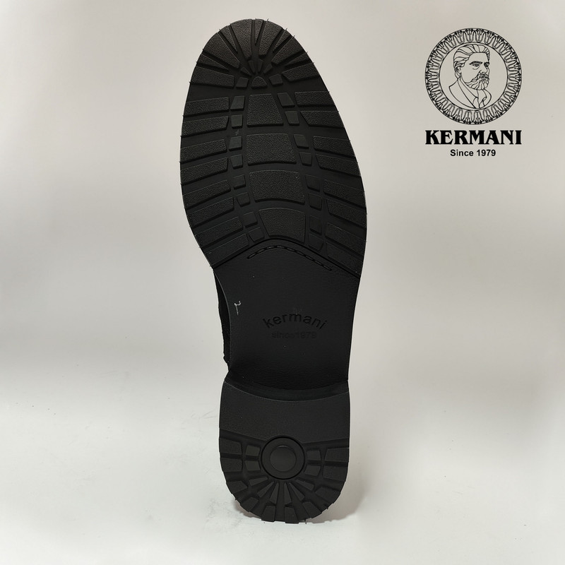 نیم بوت مردانه کرمانی مدل جیر دستدوز طبیعی کد 653