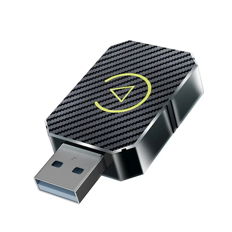 کارپلی و اندروید اتو مدل Wireless CarPlayAndroid Auto Q1M به همراه مبدل USB به USB-C