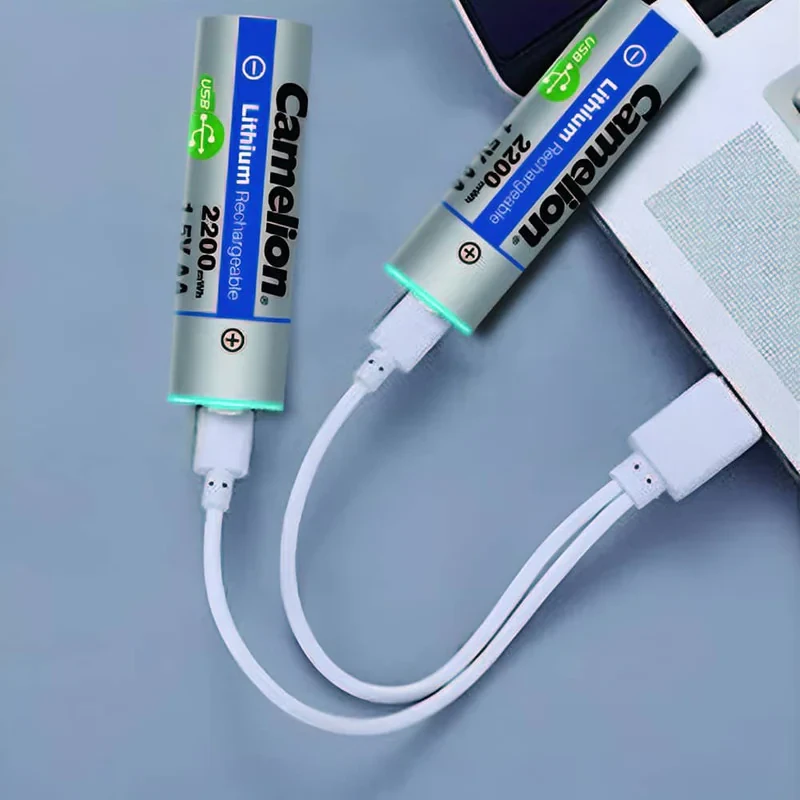 باتری قلمی قابل شارژ کملیون مدل USB-TYPE C LI-ION بسته ۴ عددی