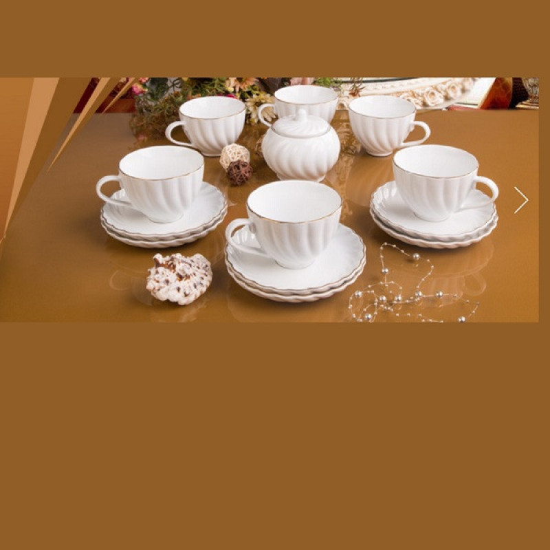 سرویس چای خوری 14 پارچه لمونژ مدل کارمن کد 659