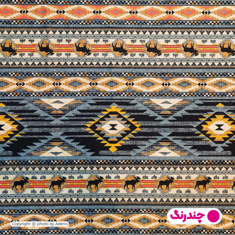 روکش لحاف مایکروفایبر آدنو مدل قشقایی کد CH156 یک نفره سایز 220x160 سانتی‌متر