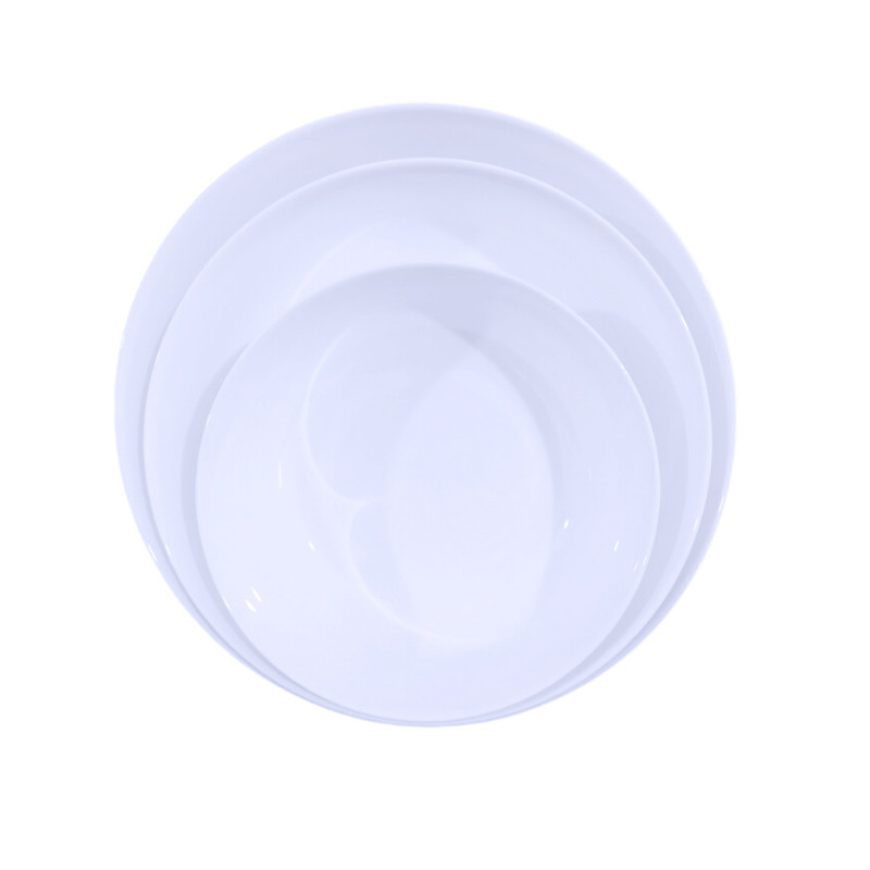 ظرف سرو دینو مدل آون مجموعه 3 عددی تابه گرد آرکوپال مناسب مایکروویو و ماشین ظرفشویی برای آجیل‌خوری، میوه‌خوری و دسرخوری با ابعاد تابه بزرگ 24.5×24.5×7 سانتی‌متر، تابه متوسط 21.5×21.5×7 سانتی‌متر و تابه کوچک 17.5×17.5×7 سانتی‌متر