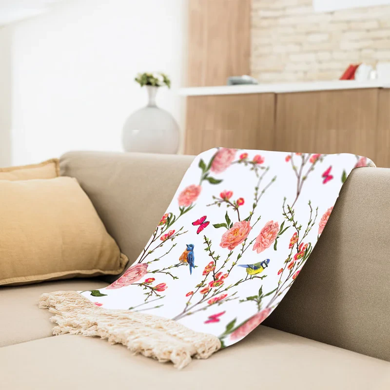 شال مبل مدل باغ عدن کد F2SH1081 سایز 98x180 سانتی متر