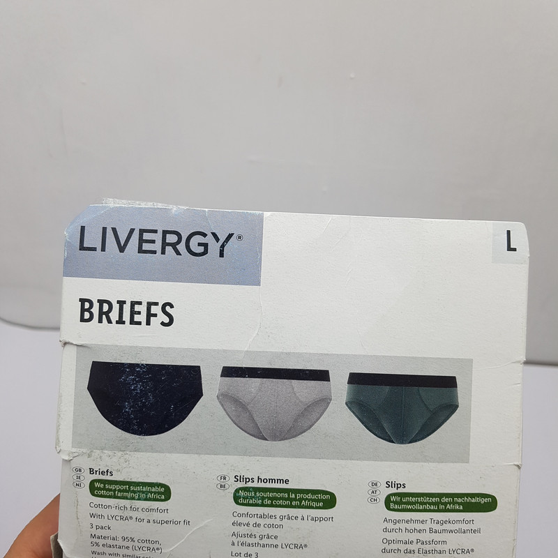 شورت اسلیپ مردانه لیورجی مدل BKGr2026G  مجموعه 3 عددی