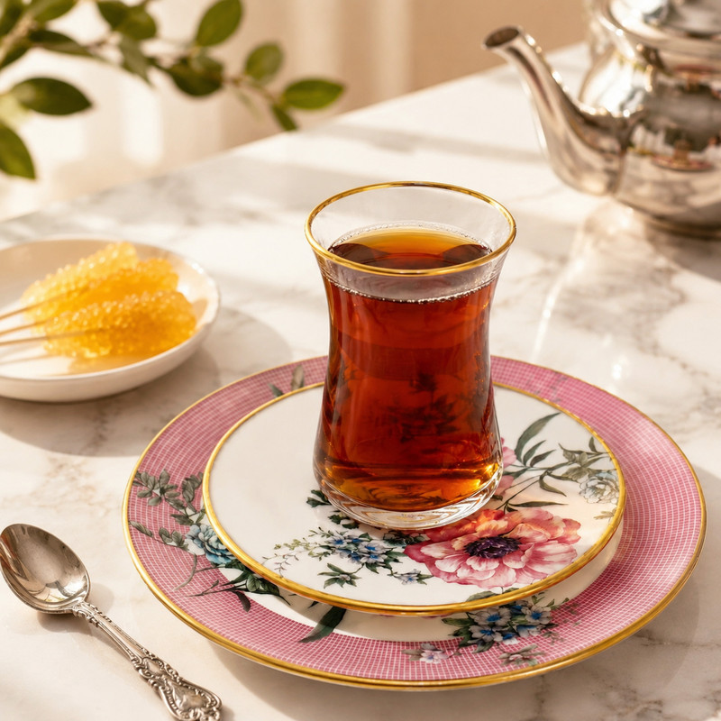 سرویس چای خوری 18پارچه 6 نفره گونول  مدل G4572 Magnolya