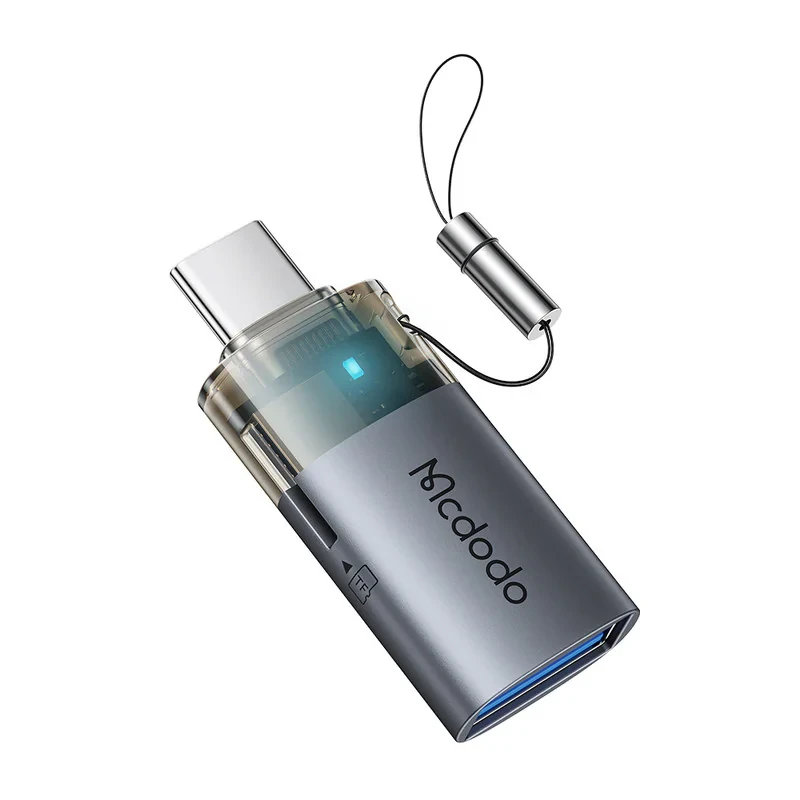 مبدل USB-A  Micro SD به USB-C مک دودو مدل OT-7600