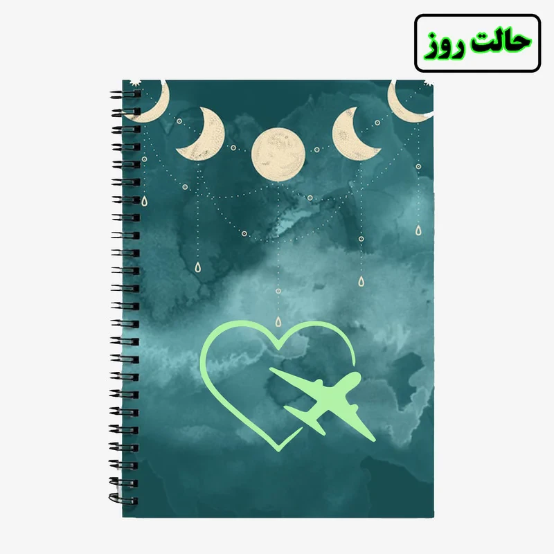 استیکر کلید و پریز مدل شبنما طرح هواپیماوقلب