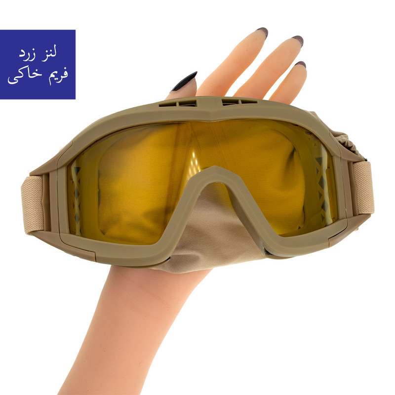 عینک موتور سواری برانت مدل تاکتیکال