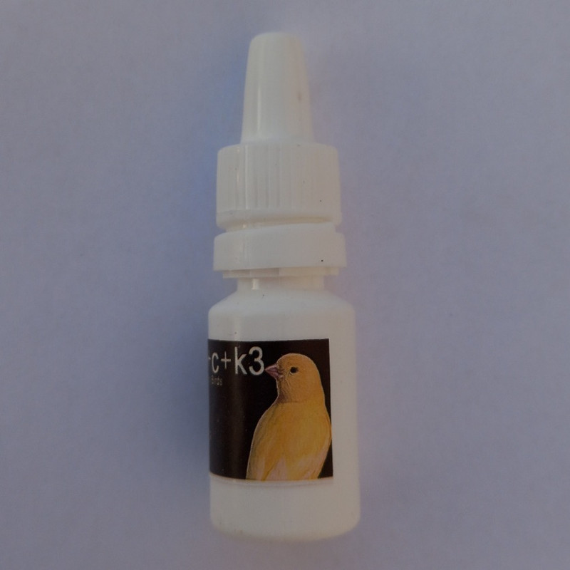 مکمل تقویت باروری پرندگان زینتی مدل AD3E+c+k3 کد 5ML حجم5میلی لیتر