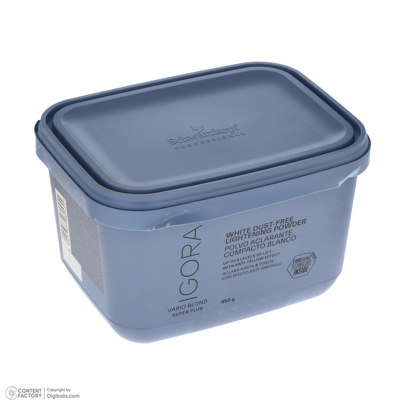 پودر دکلره شوآرزکوف مدل SUPER PLUS وزن 450 گرم رنگ سفید