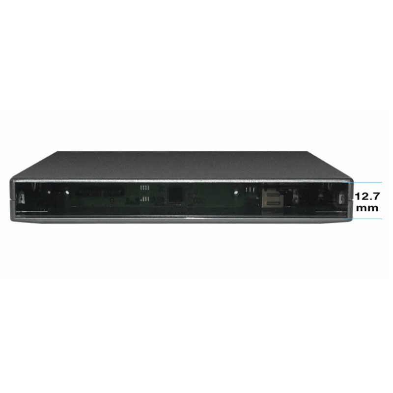 باکس تبدیل DVD رایتر اینترنال SATA به اکسترنال USB2.0 مدل 12.7MM
