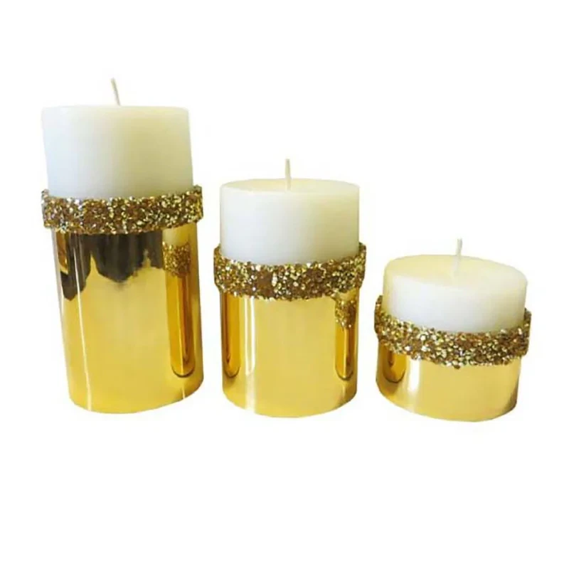 شمع طرح استوانه مدل 1406 مجموعه 3 عددی