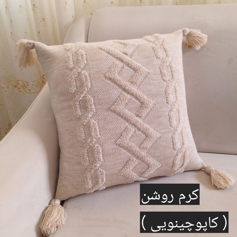 کاور کوسن مدل پانچدوزی ایران سایز 40×40 سانتی متر
