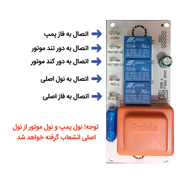 کلید هوشمند کولر آبی مدل ATE