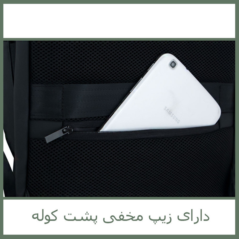 کوله پشتی لپ تاپ مدل Nn-1218 مناسب برای لپ تاپ 13.1 تا 14 اینچی