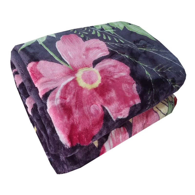 پتو 2 نفره نرمینه بافت مدل نسیم کد 70 سایز 230x210 سانتی‌متر