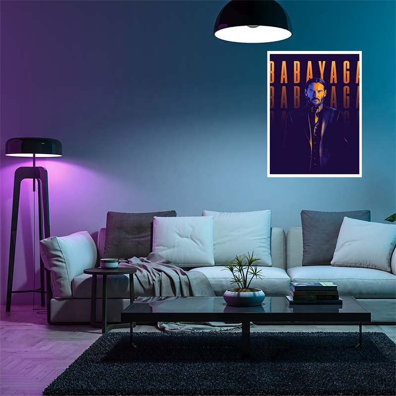پوستر کارنيکا طرح جان ویک John Wick کد 25145 مجموعه 8 عددی