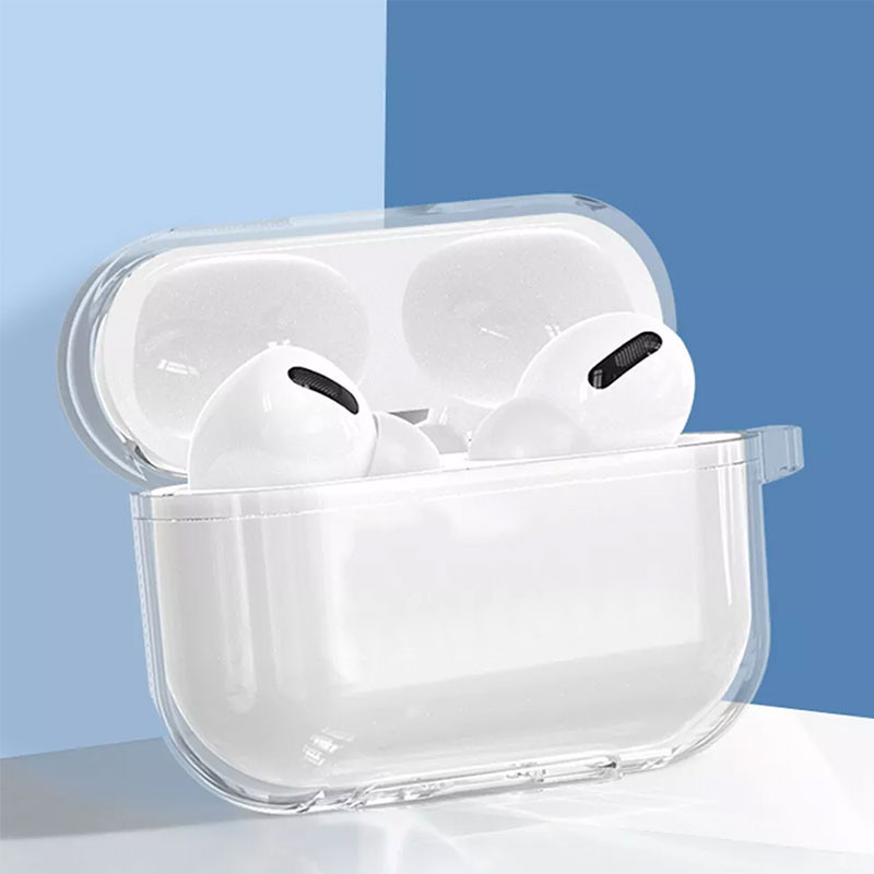 کاور مسیر مدل Clear Case مناسب برای کیس Airpods Pro 3 به همراه آویز