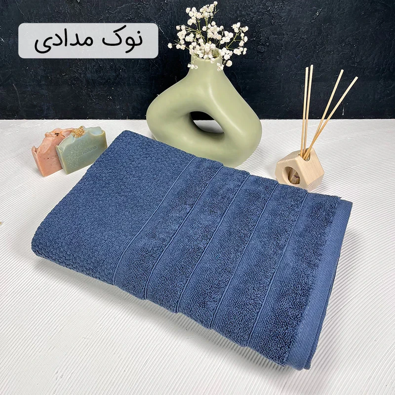 حوله حمام دنیز طرح پینار سایز 100 * 155 سانتی متر