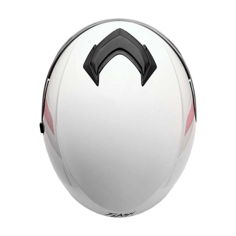 کلاه کاسکت بدون فک فلش مدل 852 glossy pink-white