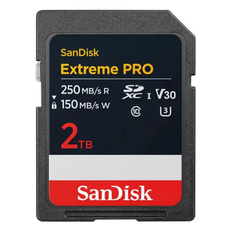 کارت حافظه SDXC سن دیسک مدل Extreme PRO کلاس 10 استاندارد UHS-I U3 سرعت 250MBs ظرفیت 2 ترابایت