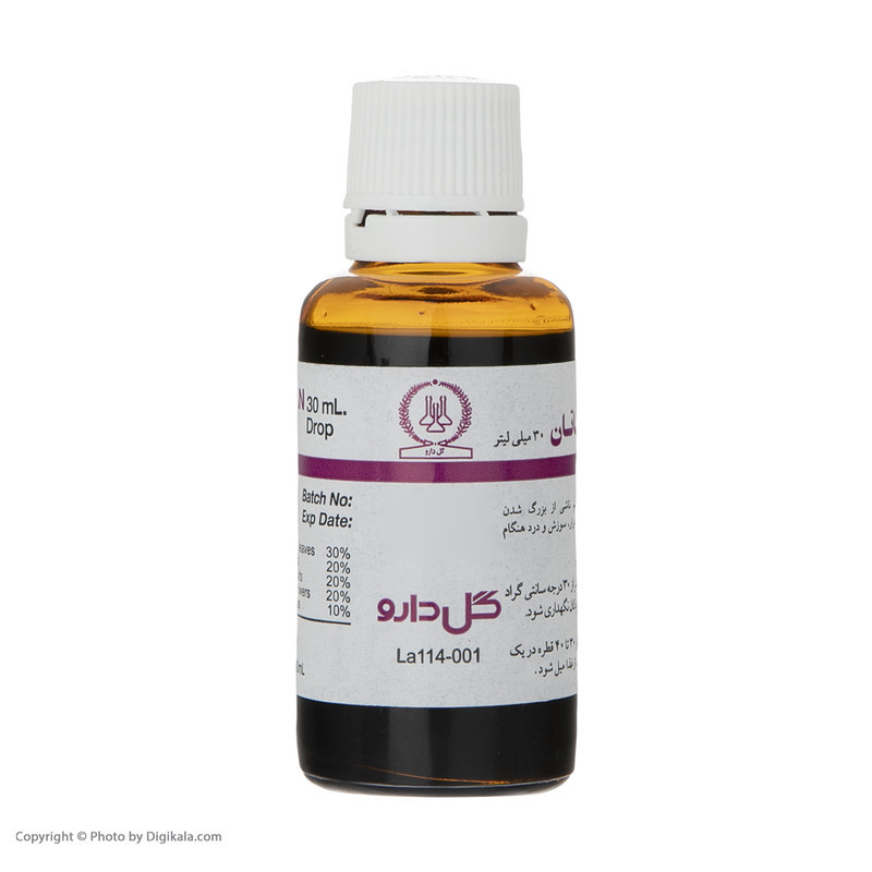 قطره گیاهی پروستاتان گل دارو -30 میلی لیتر