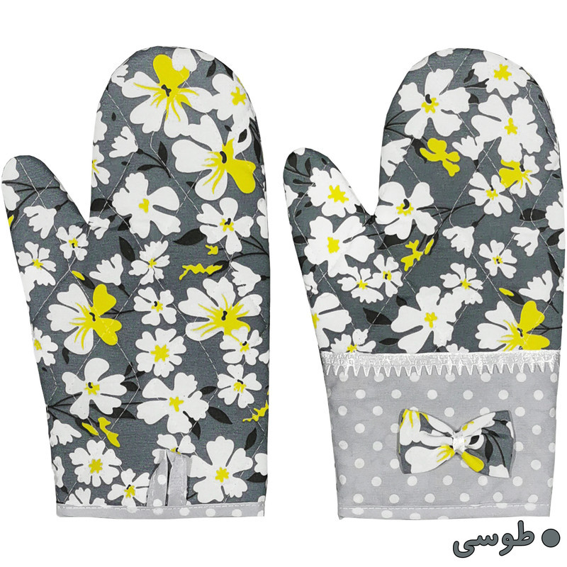 دستکش فر راولا کد P123 مجموعه 2 عددی