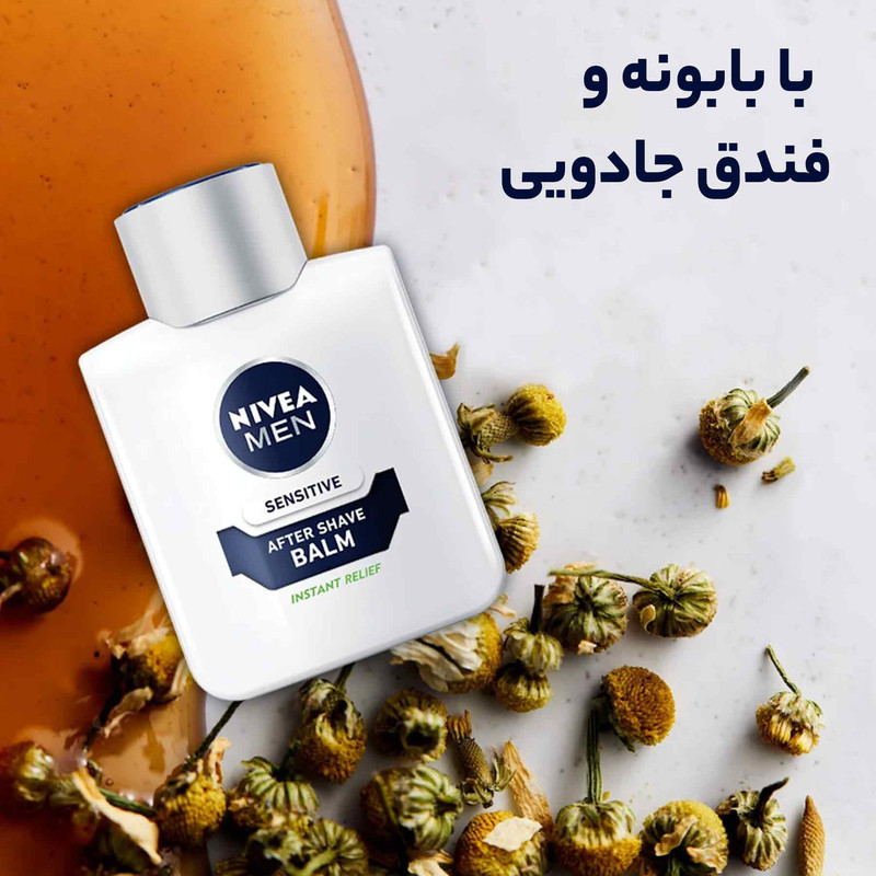 افتر شیو نیوا مدل SENSITIVE RELIFE حجم 100 میلی لیتر