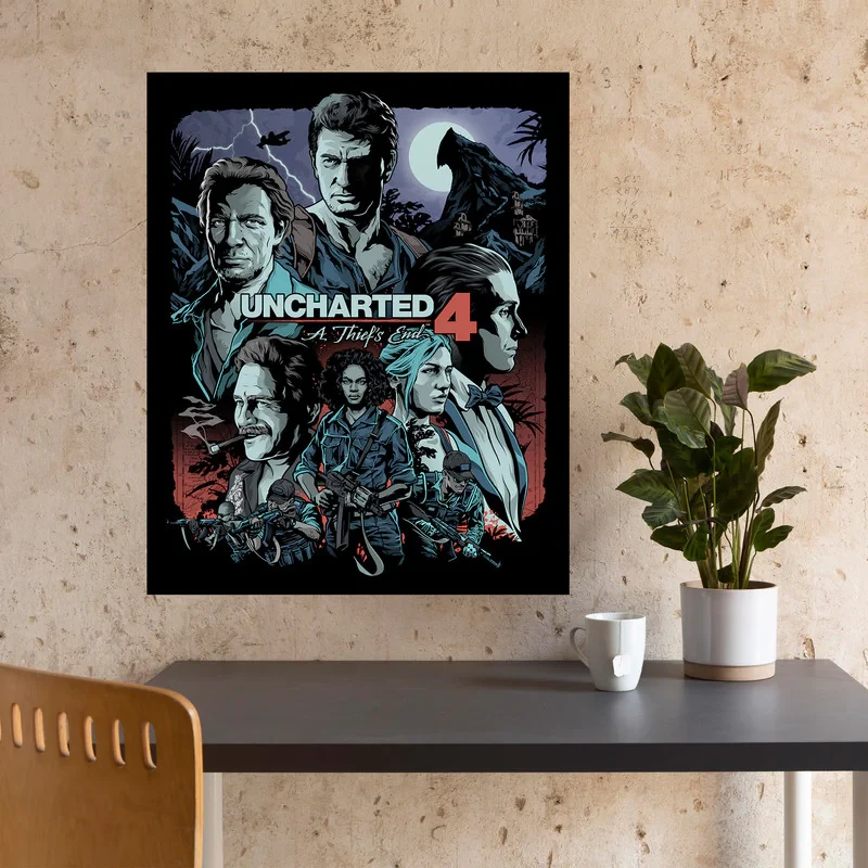 تابلو شاسی مدل گیمینگ آنچارتد 4  uncharted کد 1270