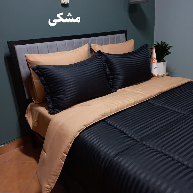 سرویس روتختی چیداری مدل هتلی دورو کد d160 دونفره 6 تکه