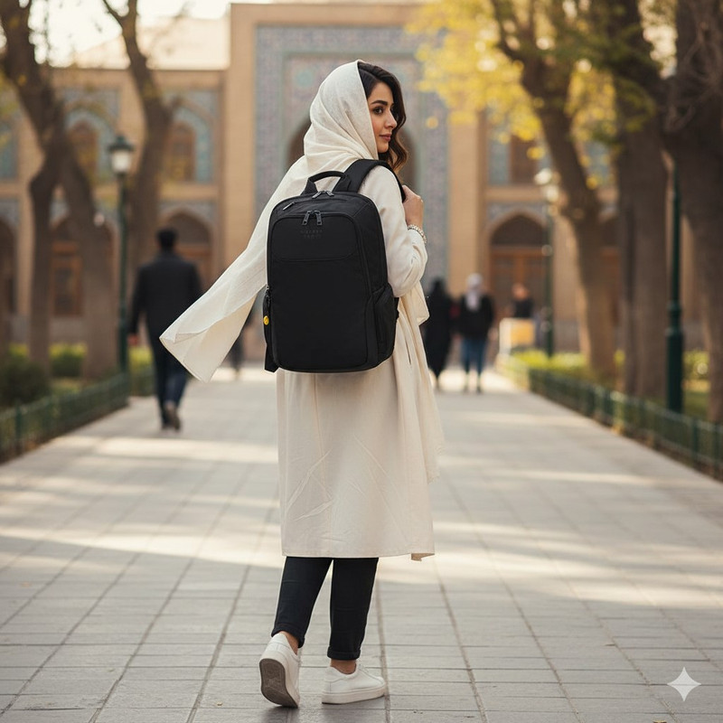 کوله پشتی لپ تاپ دلسی مدل PARVIS PLUS  کد 3944602 مناسب برای لپ تاپ تا 13 اینچی