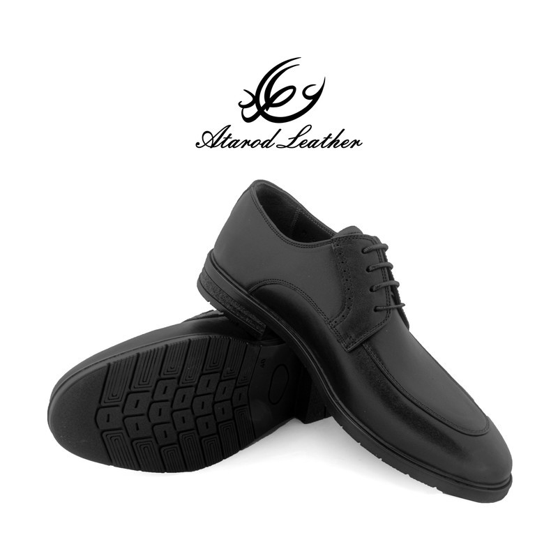 کفش مردانه چرم عطارد مدل چرم طبیعی کد SH287
