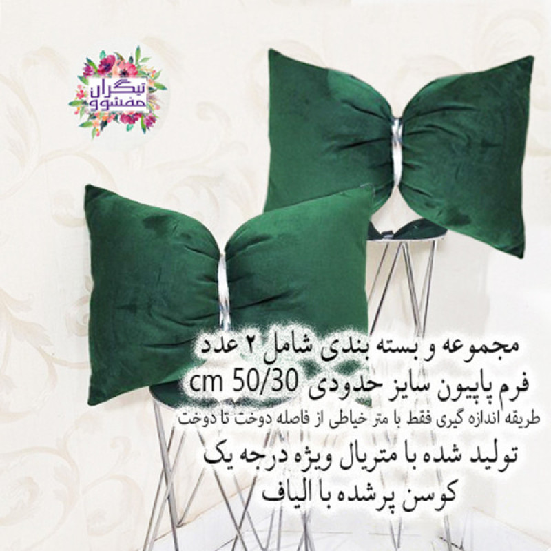 کوسن تیگران مفشوو مدل پاپیون مجموعه 2 عددی
