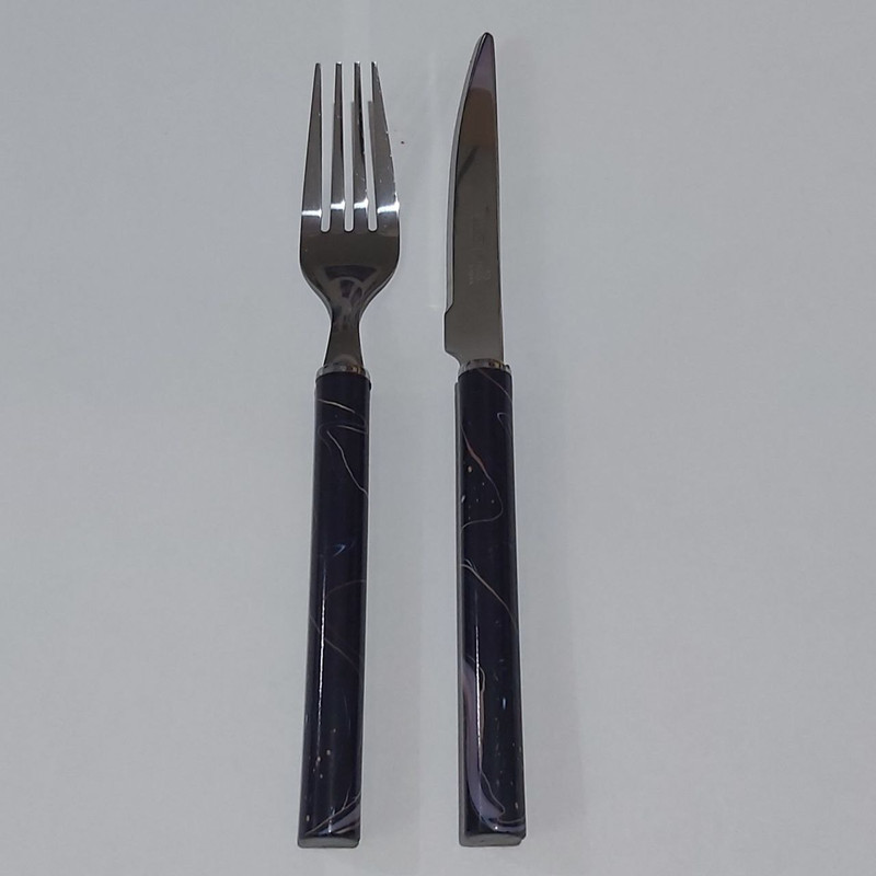 سرویس کارد و چنگال 12 پارچه دافنی مدل سنگی